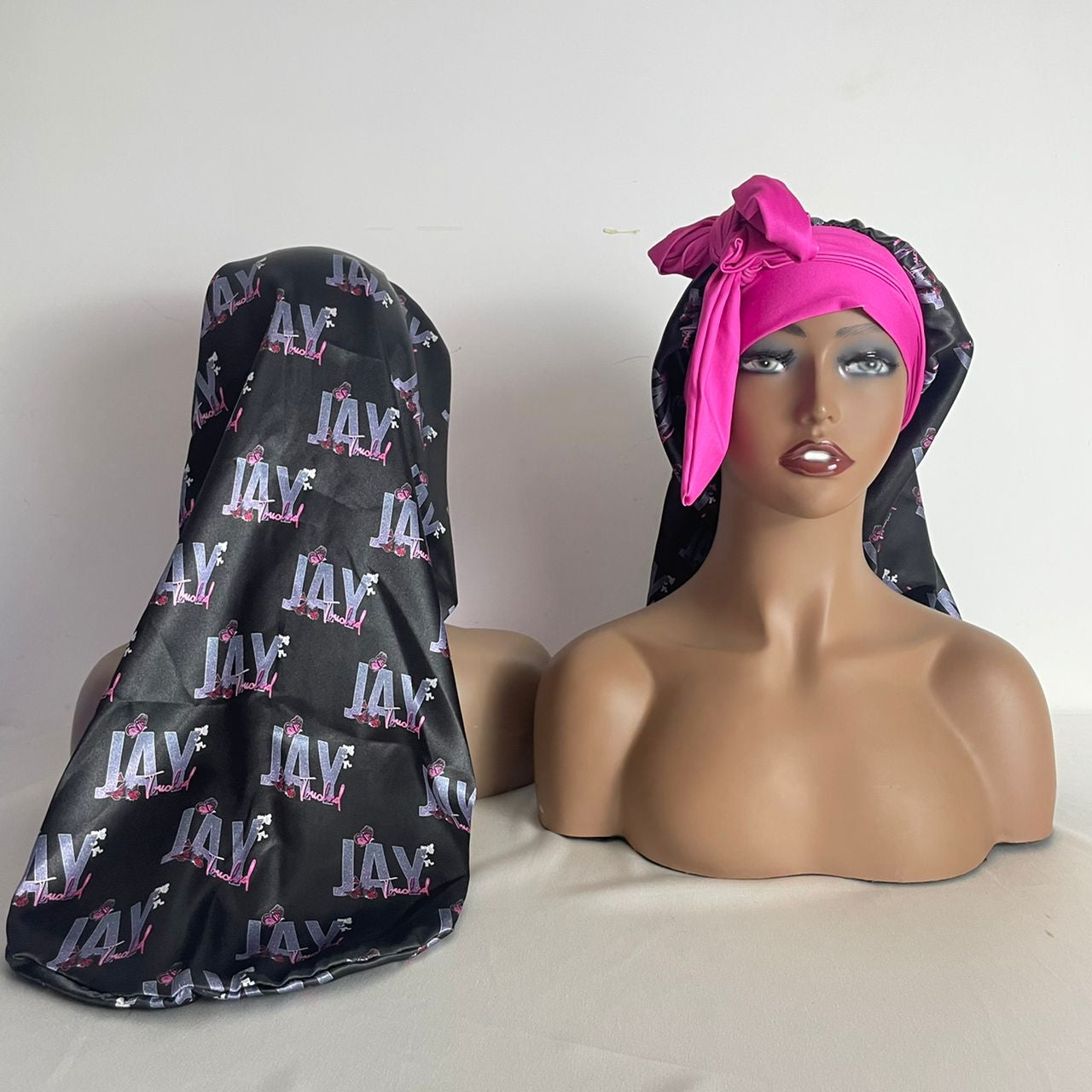 Satin Tie Bonnets