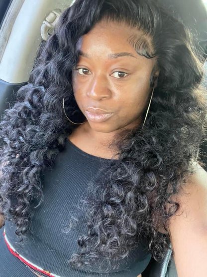 Transparent Deep Wave 13x4 Lace Frontal Wig