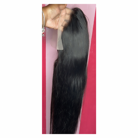 Transparent Straight 5x5 Lace Closure Wig