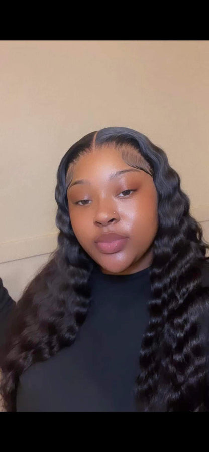 Transparent Loose Wave 13x4 Lace Frontal Wig