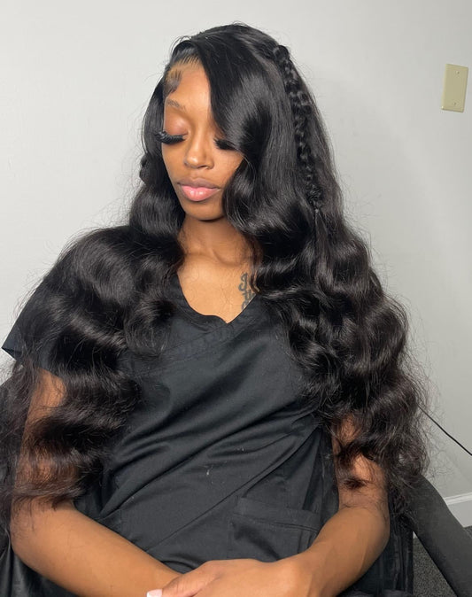 Transparent Body Wave 13x4 Lace Frontal Wig